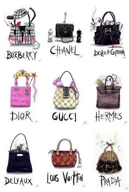 433x640 Bag, Burberry, Chanel, Delvaux, Dior, Dolce Gabbana, Draw - Prada Drawing