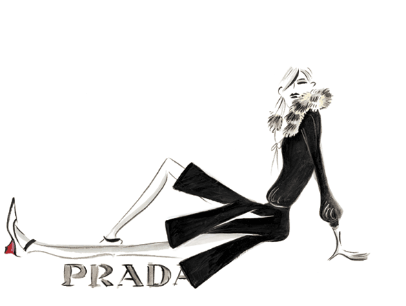 589x444 Drawing Onasisodelmo - Prada Drawing