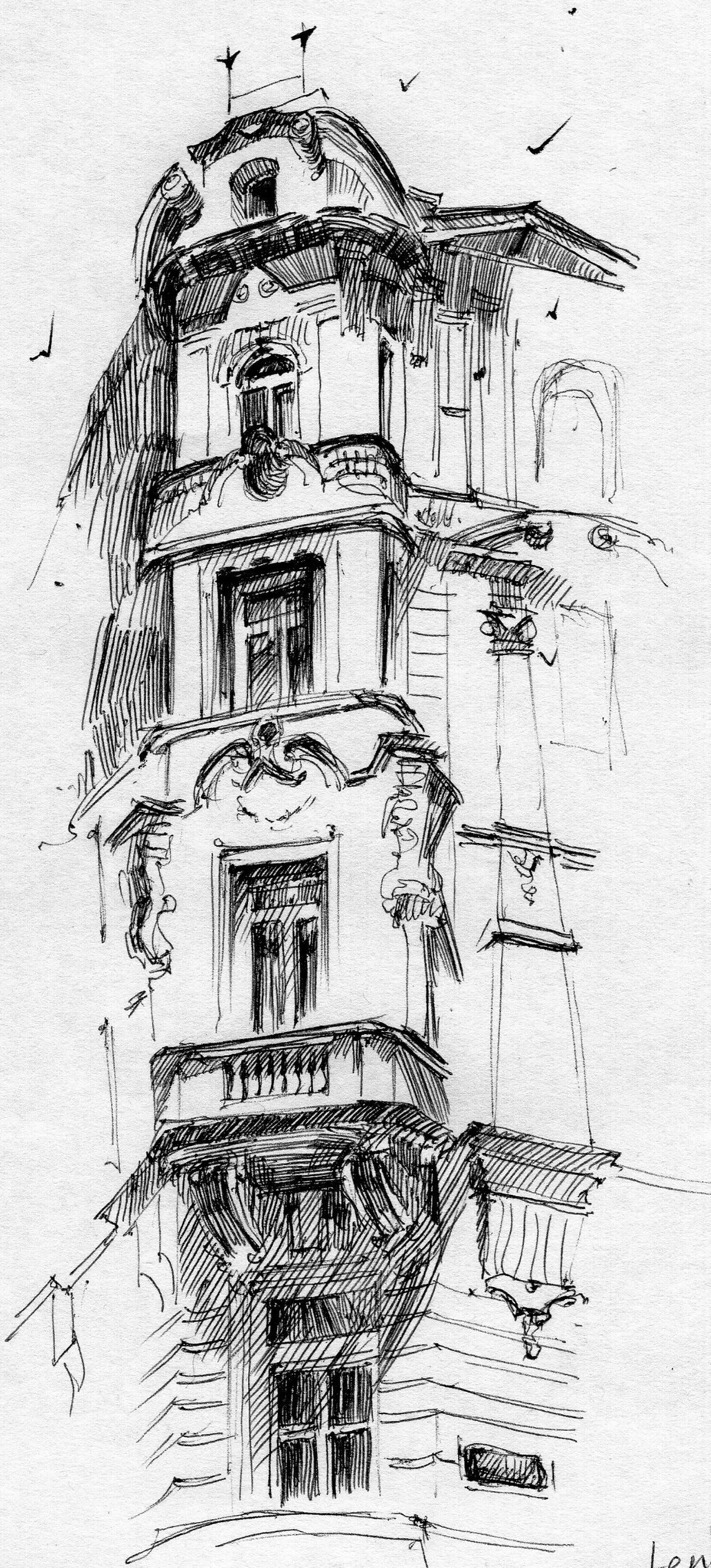 1920x4237 p r a g u e drawing - Prague Drawing