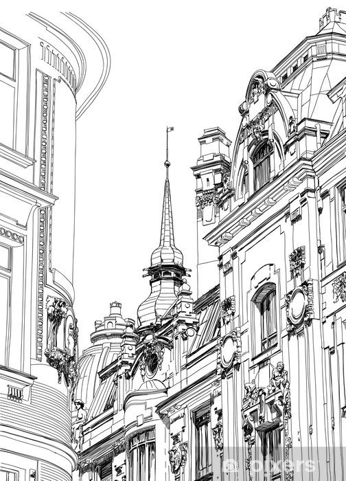504x700 prague, czech republic - Prague Drawing