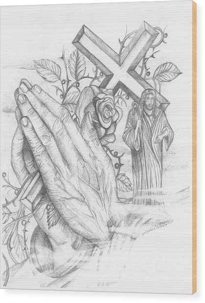 419x618 keep praying drawing - Praying Drawing