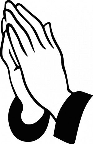 300x464 praying hands vector image digi stamps line drawings praying - Praying Drawing