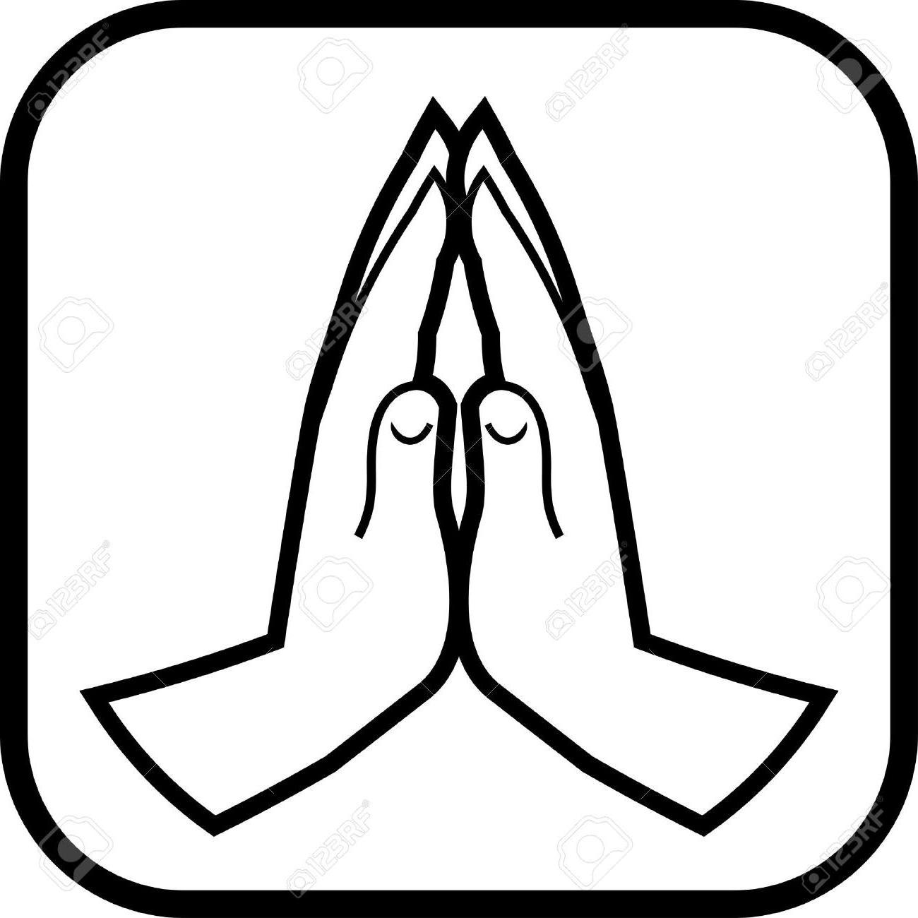 1300x1300 Top Hands Praying Drawing Pictures - Praying Drawing