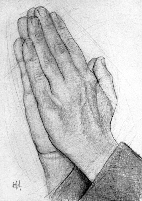 565x800 praying hands - Praying Hands Drawing