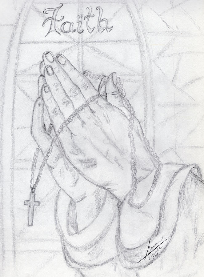 663x900 praying hands drawing - Praying Hands Drawing