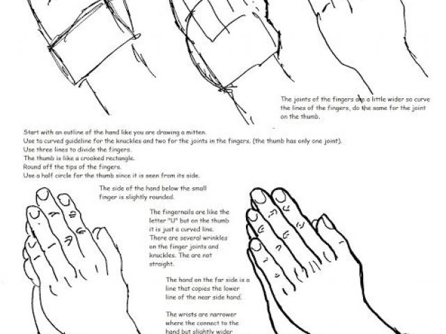 640x480 drawings of praying hands step - Praying Hands Drawing Step By Step