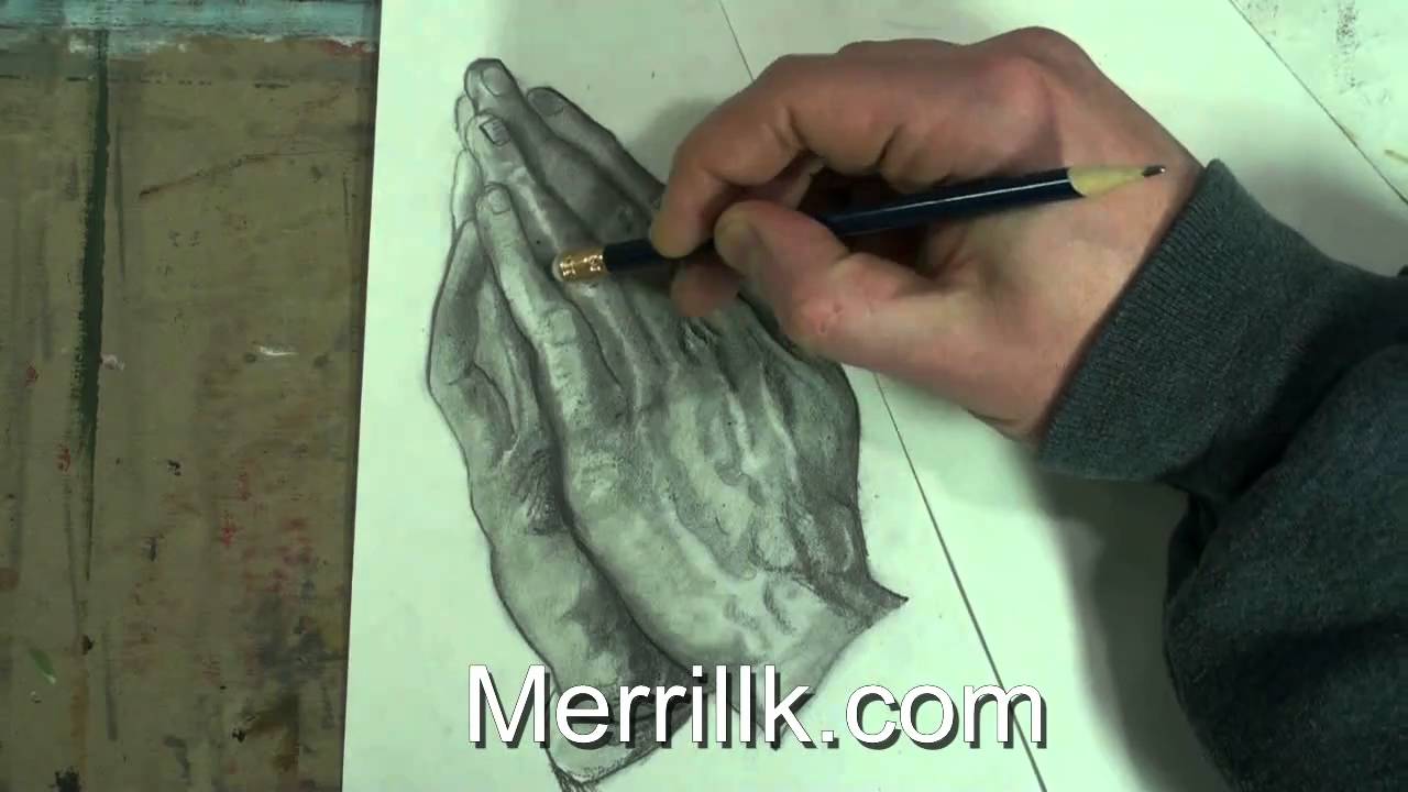 1280x720 extended shading tutorial how to draw praying hands - Praying Hands Drawing Tutorial