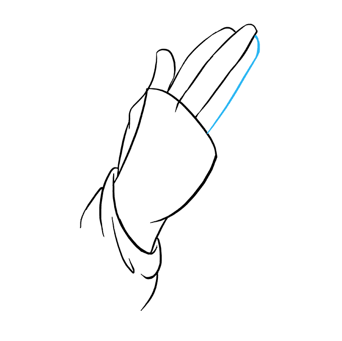 680x678 How To Draw Praying Hands - Praying Hands Line Drawing