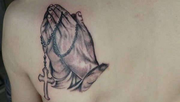 Praying Hands Tattoo Drawing