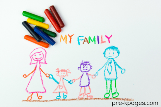 550x367 pre k theme family - Pre K Drawing