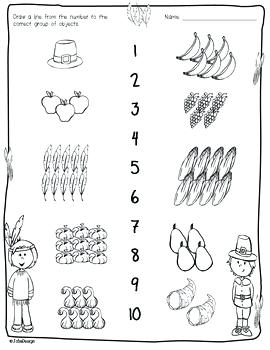 270x350 prek worksheet counting worksheet bundle thanksgiving themed - Pre K Drawing Worksheets