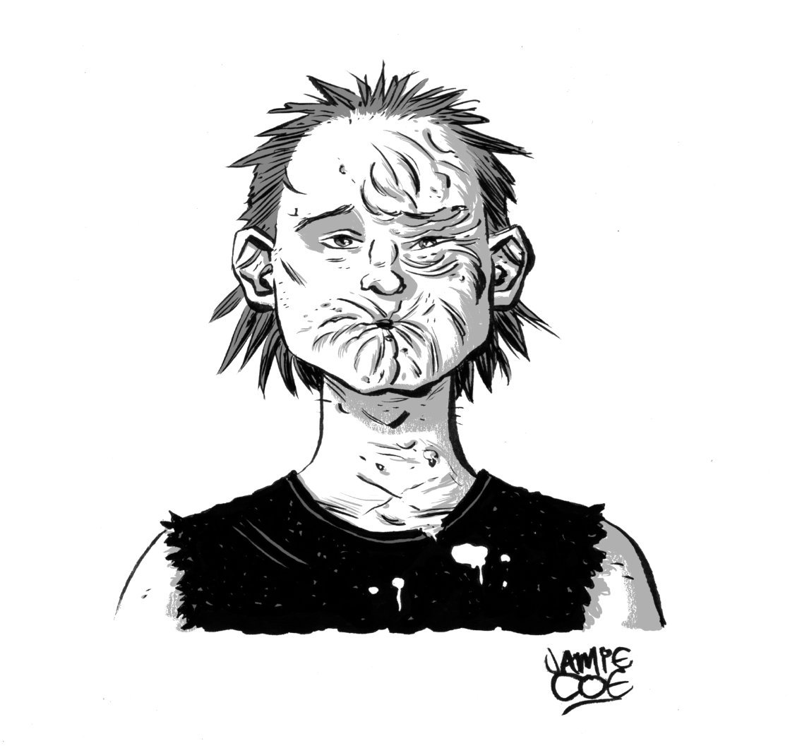 1119x1060 Jamie Coe On Twitter - Preacher Drawing