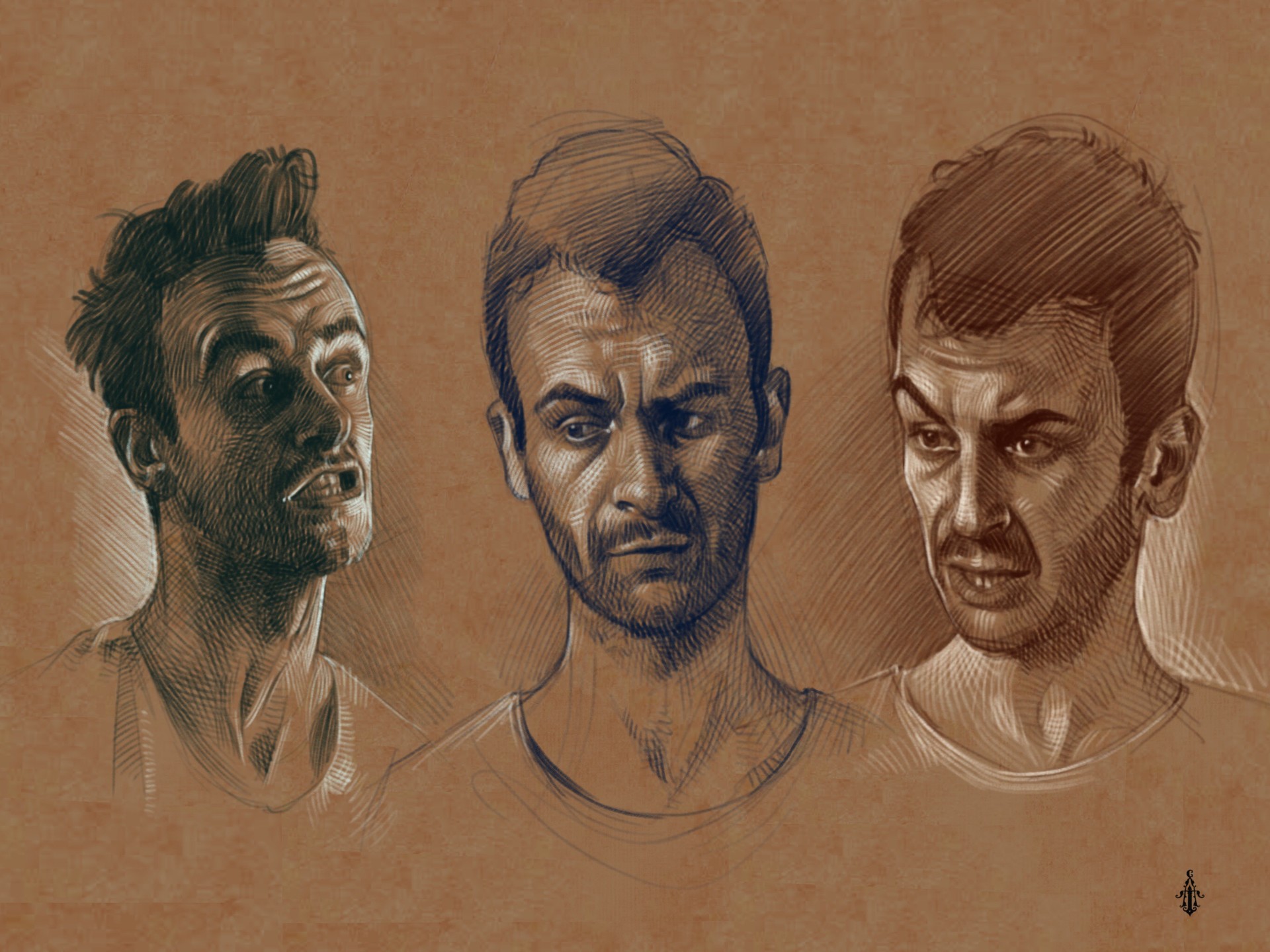 1920x1439 artstation - Preacher Drawing