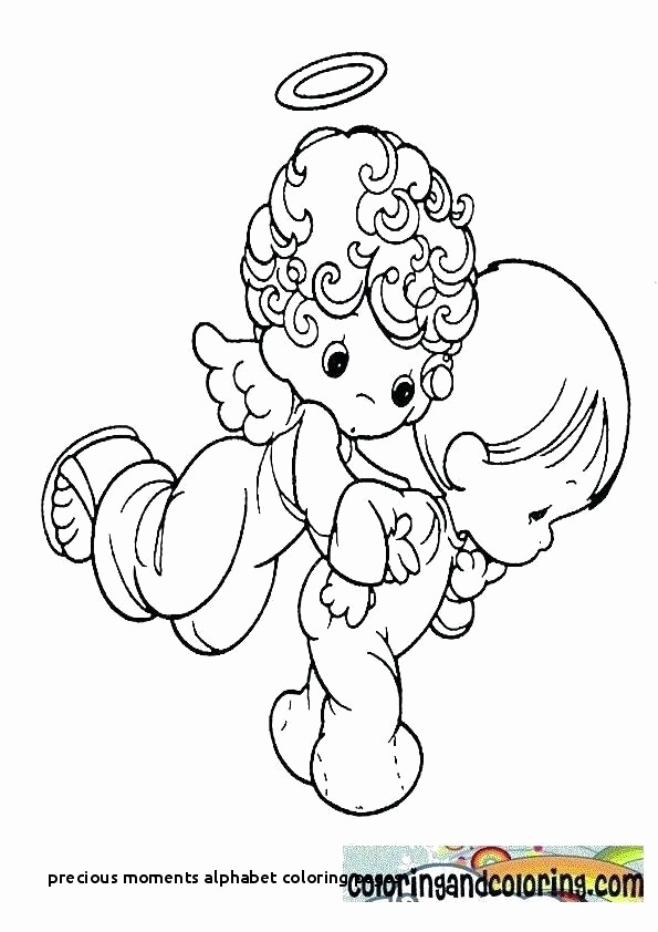 595x842 photos of precious moment alphabet coloring pages collection - Precious Moments Angel Drawing