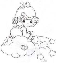 236x261 precious moments coloring pages beautiful collection - Precious Moments Angel Drawing