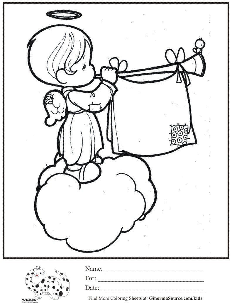 791x1050 precious moments nativity scene coloring pages awesome precious - Precious Moments Angel Drawing