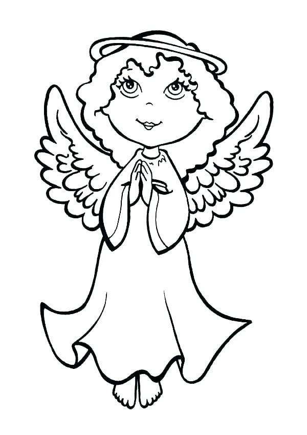 600x849 precious moments angels - Precious Moments Angel Drawing