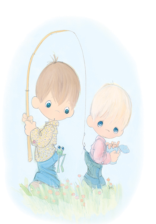 500x718 the history of precious moments, part from paper to porcelain - Precious Moments Drawings