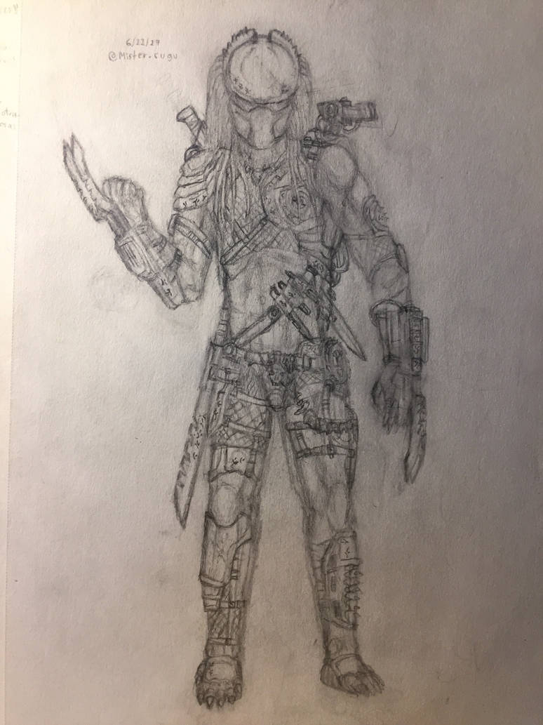 774x1033 predator drawing - Predator Drawing