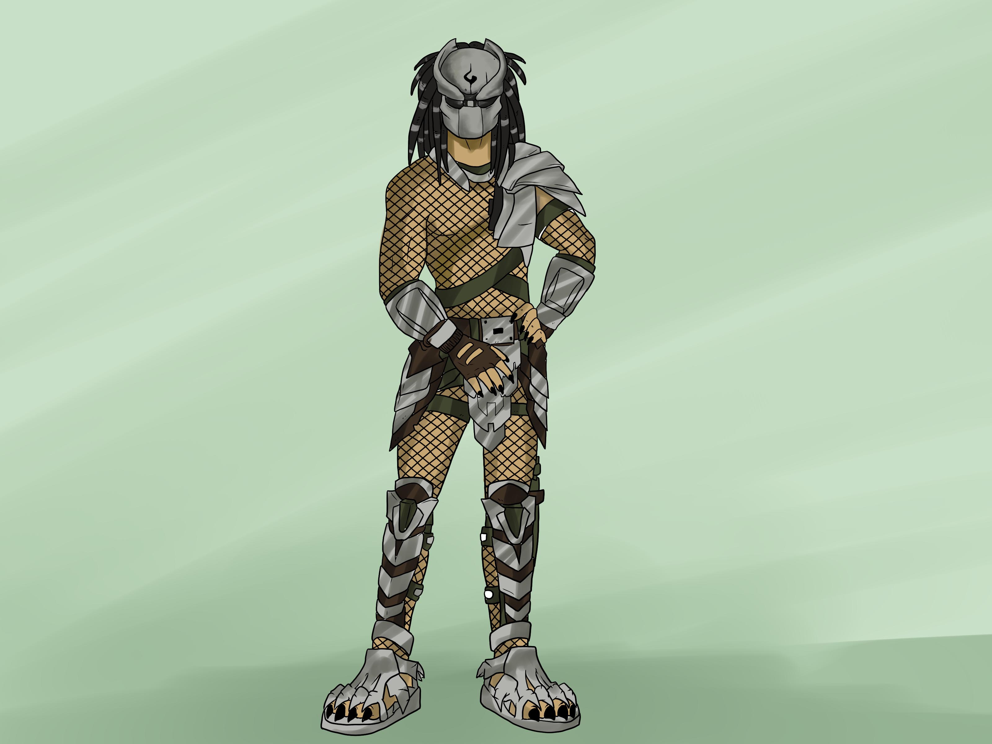 3200x2400 How To Draw The Predator - Predator Mask Drawing