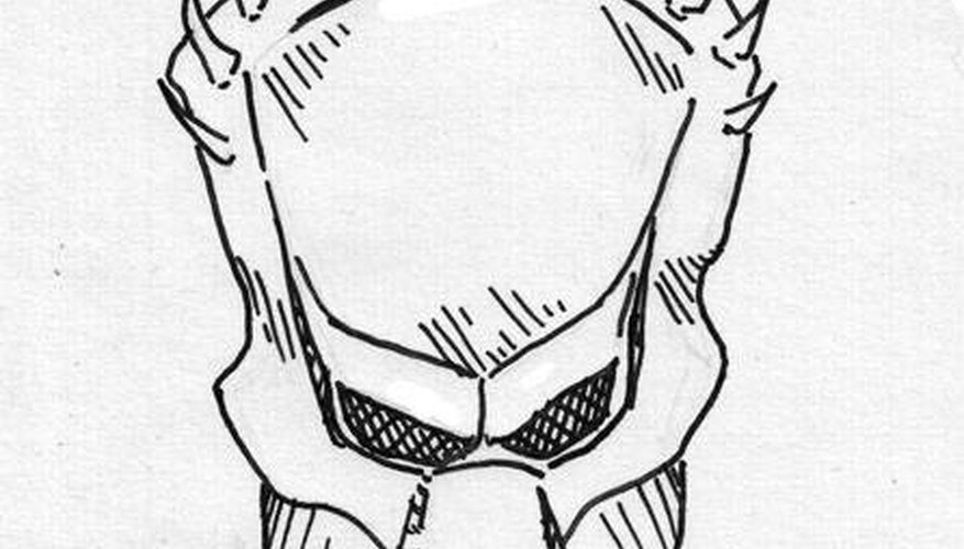 877x500 How To Make Your Own Predator Mask Our Pastimes - Predator Mask Drawing