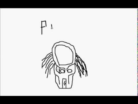 480x360 How To Draw Predator Mask - Predator Mask Drawing