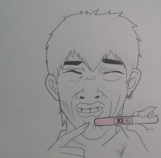 320x313 old drawing pregnancy test meme - Pregnancy Test Drawing