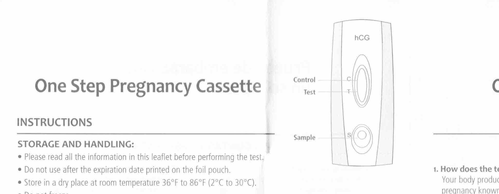 2050x800 rexall pregnancy test instructions - Pregnancy Test Drawing