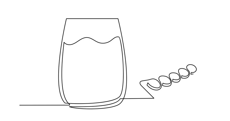 910x480 Simple Animation Of A Continuous Stock Footage Video - Pregnancy Test Drawing