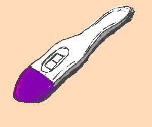 300x250 blank pregnancy test drawing - Pregnancy Test Drawing