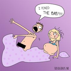 236x236 Funny Pregnancy Cartoon - Pregnant Cartoon Drawing