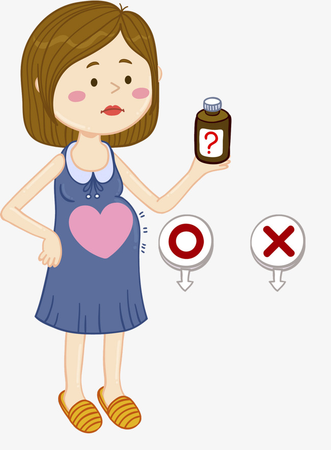 650x883 pregnant women who take medicine, pregnant clipart, cartoon hand - Pregnant Cartoon Drawing