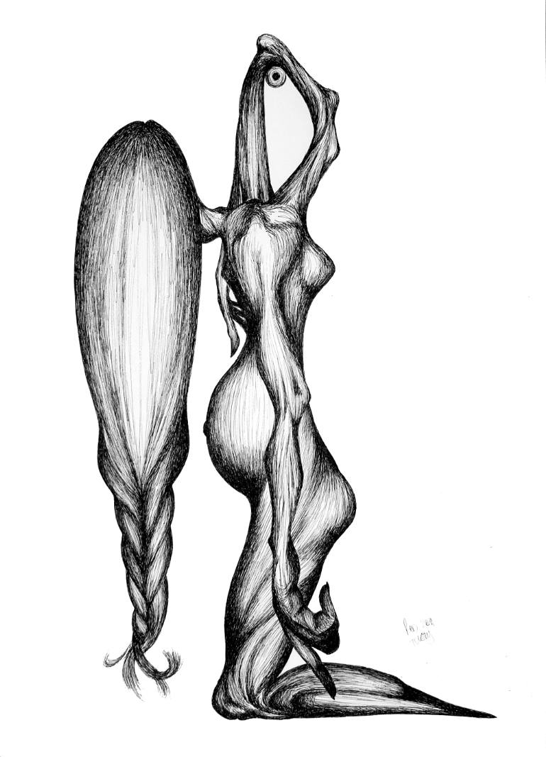 770x1067 tired pregnant drawing - Pregnant Drawing