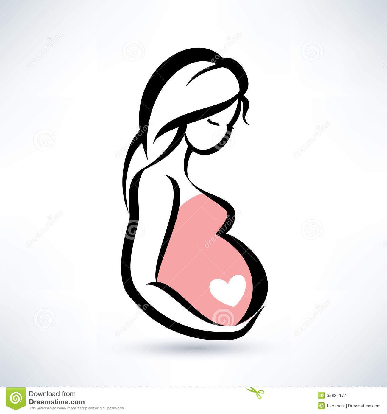 1300x1390 huge collection of 'pregnant silhouette drawing' download more - Pregnant Drawing Images