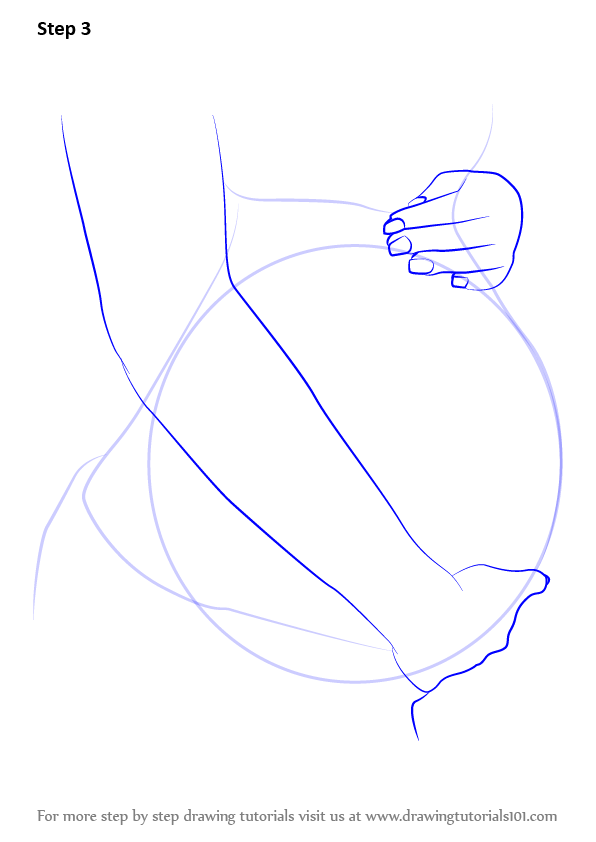 596x842 learn how to draw pregnant belly - Pregnant Drawing Images
