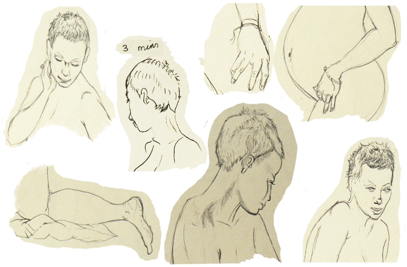 801x525 Rosey Land In Oz Life Drawing - Pregnant Drawing Images