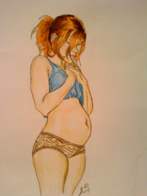 600x800 pregnant pregnant art nexit art - Pregnant Girl Drawing