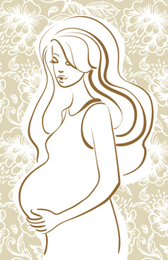 238x368 Pregnant Woman Silhouette Vector Free Free Vector Download - Pregnant Silhouette Drawing