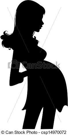 237x470 collection of 'free pregnancy silhouette clip art' download more - Pregnant Silhouette Drawing