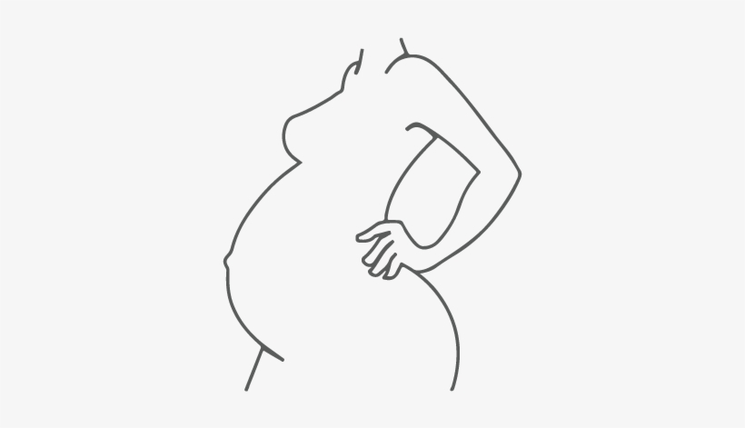 820x471 Supplements For Pregnant Women - Pregnant Woman Drawing