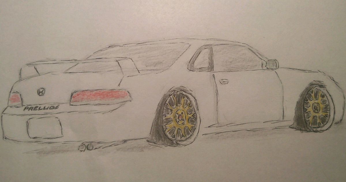 1200x630 Honda Prelude V Drawing - Prelude Drawing