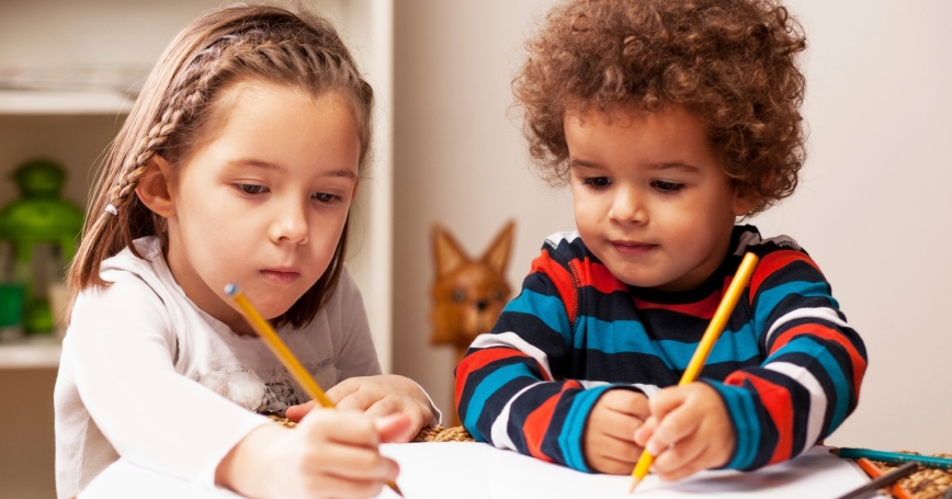 868x455 children left behind with brown's cuts to programs rand - Preschool Children Drawing