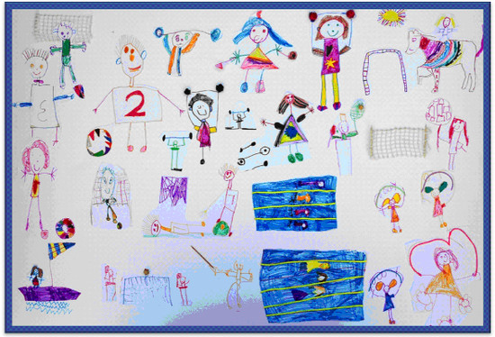 550x374 pan hellenic drawing competition for preschool children - Preschool Children Drawing