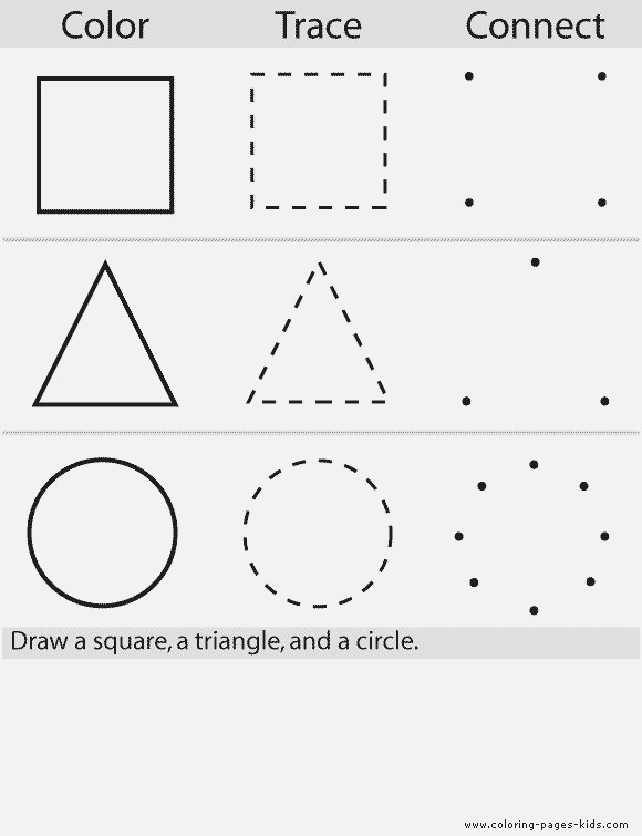 580x755 Drawing Shapes For Kids - Preschool Drawing