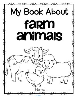 270x350 farm animals activity printables for preschool, read color - Preschool Drawing Book