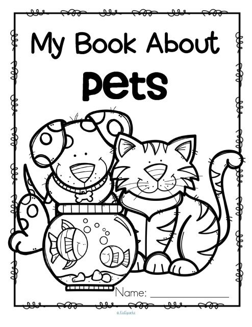 494x640 pets activity printables for preschool - Preschool Drawing Book