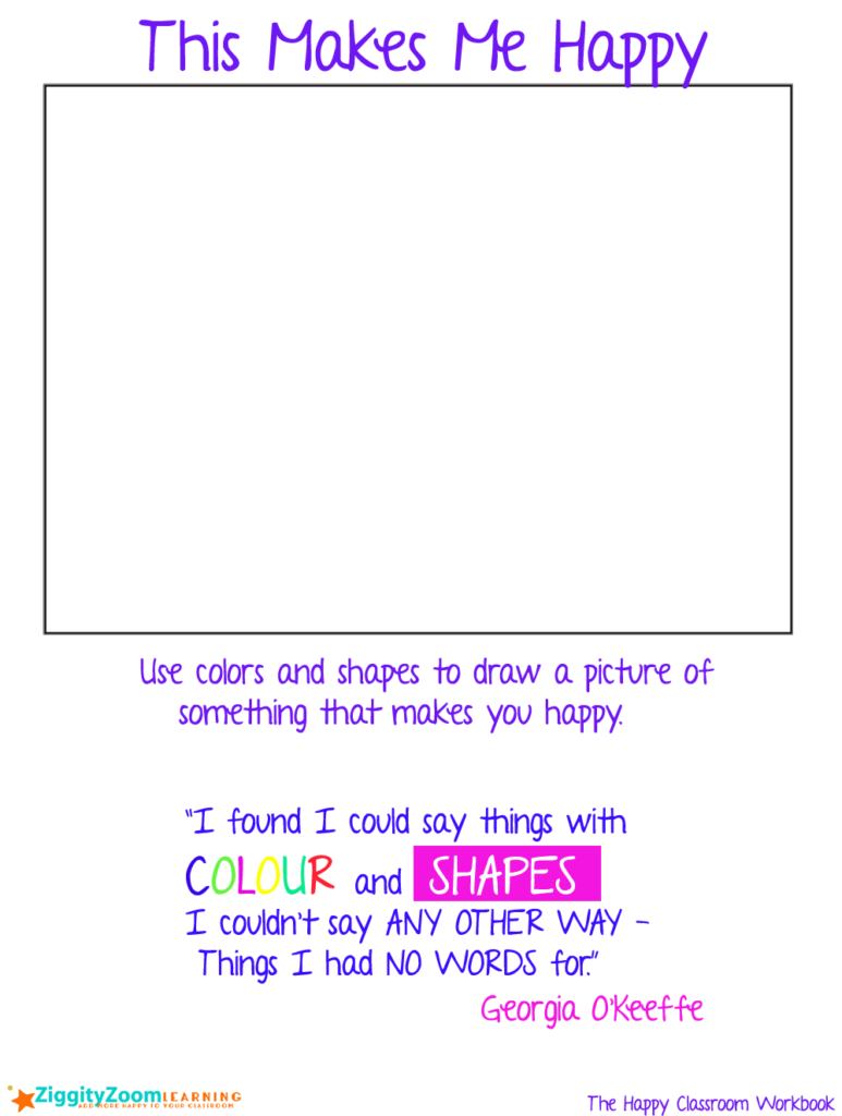 773x1024 Happy Drawing Colors And Shapes Worksheet - Preschool Drawing Worksheets