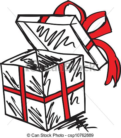 413x470 Huge Collection Of 'gift Boxes Drawing' Download More Than - Present Box Drawing