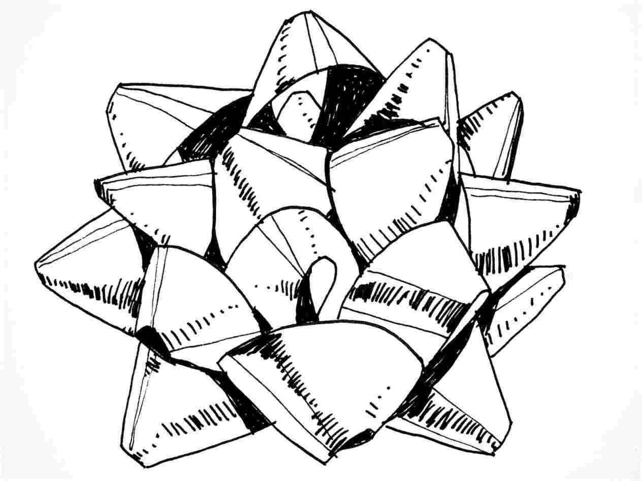 1264x948 christmas present drawing easy the christmass gift inspirations - Present Drawing