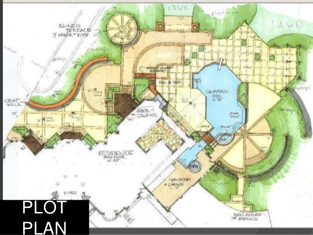 638x479 Landscape Architecture Drawings Presentation - Presentation Drawing